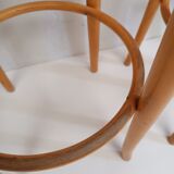 4 vintage bentwood stools and canning