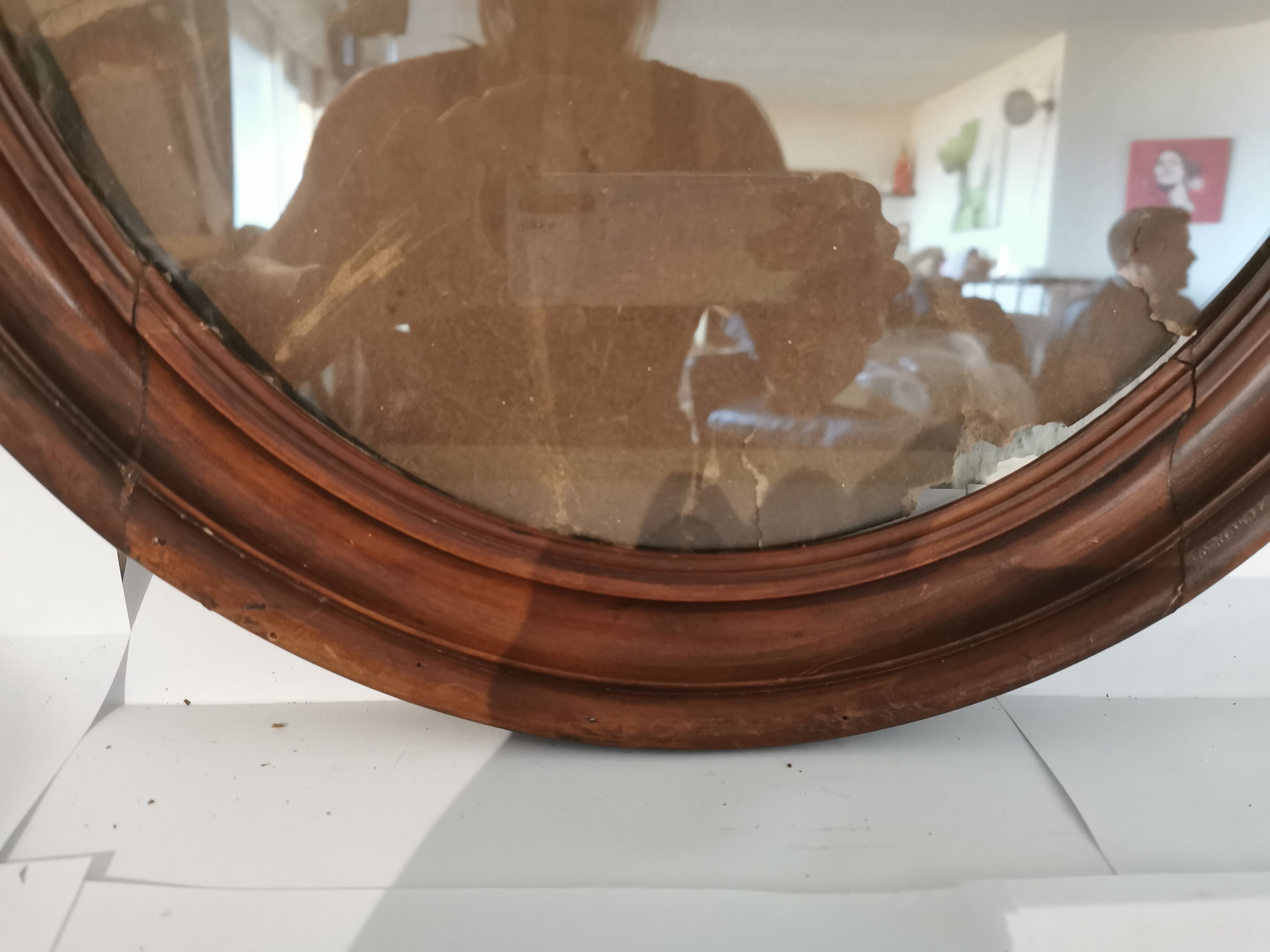 Frame photo type medallion