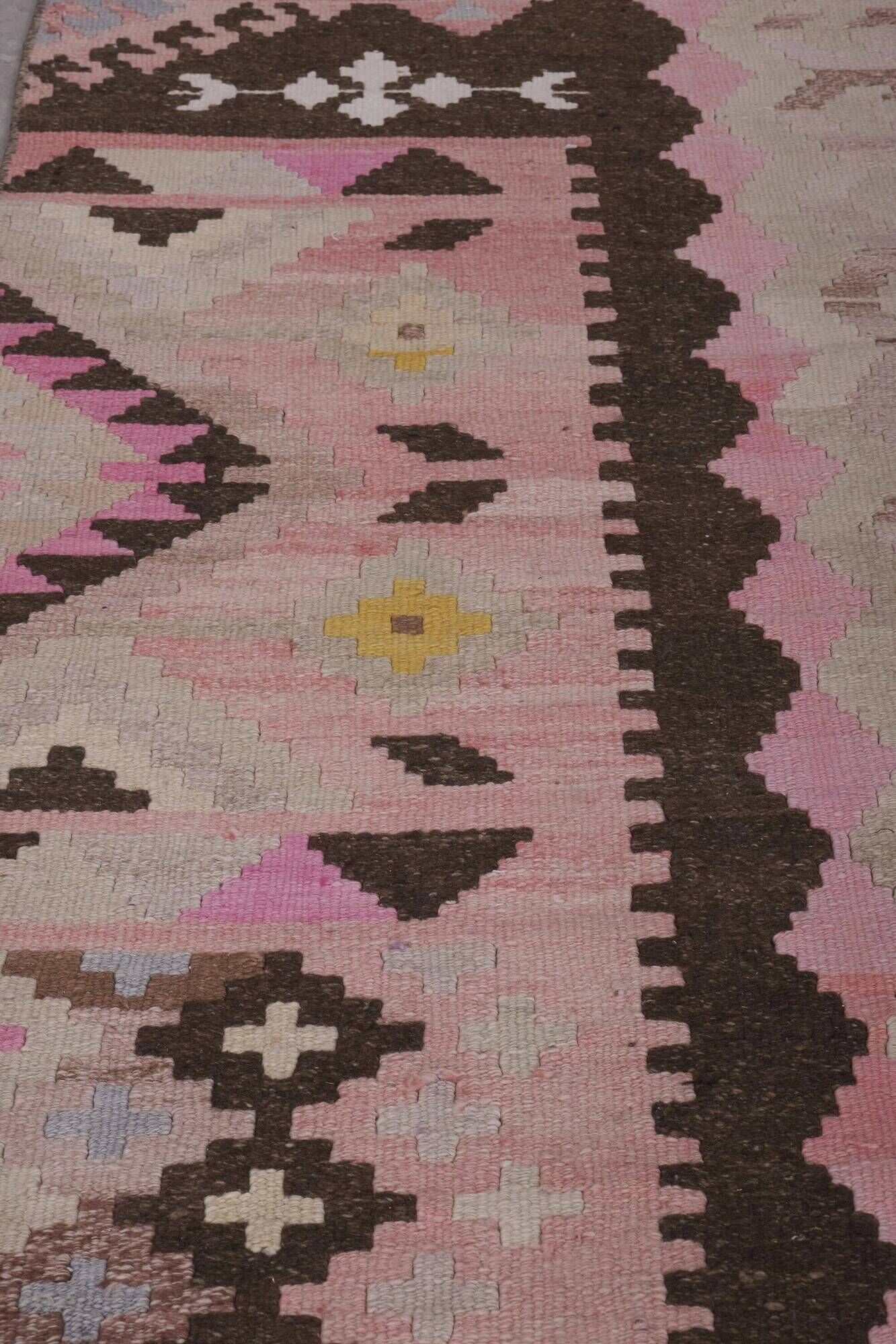 Vintage Turkish hallway rug 70x600 cm