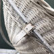 Paire de fauteuils rotin blanc vintage