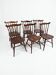 6 western beech chairs from the 1960s