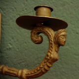 Pre-war bronze candle holder 1920