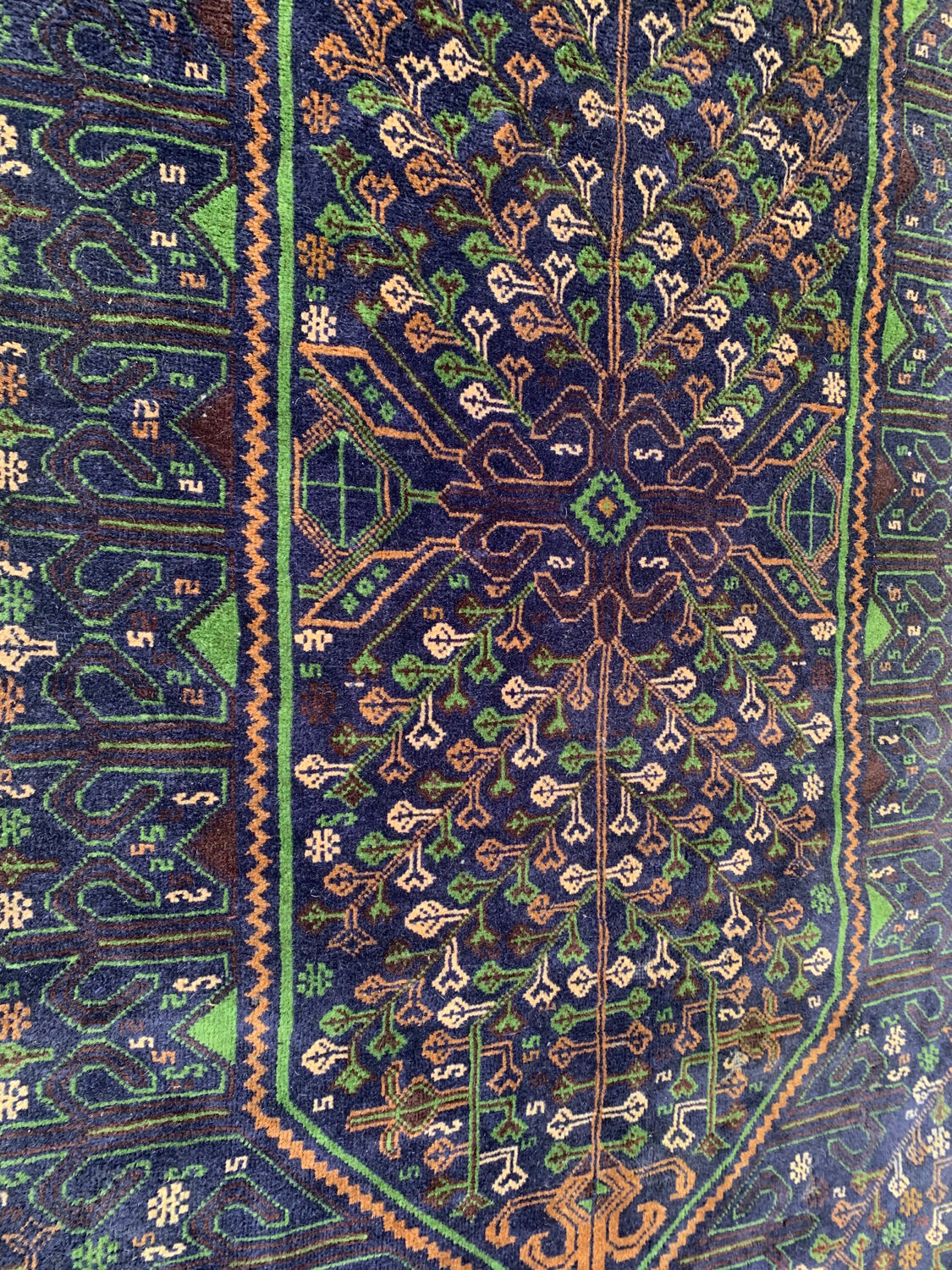 Old oriental carpets