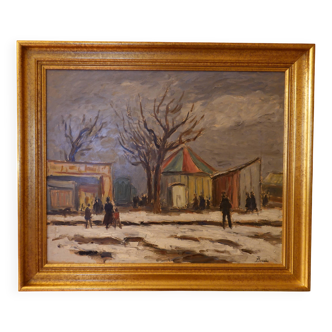 Oil painting - Normandy