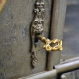 Iron cabinet by Carlo Crespi Parabiago for Carlo Crespi Parabiago, 1940s