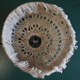 Vintage macrame suspension