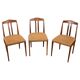 Set of three dining chairs from the 1970s by Drevotvar, Czechoslovakia