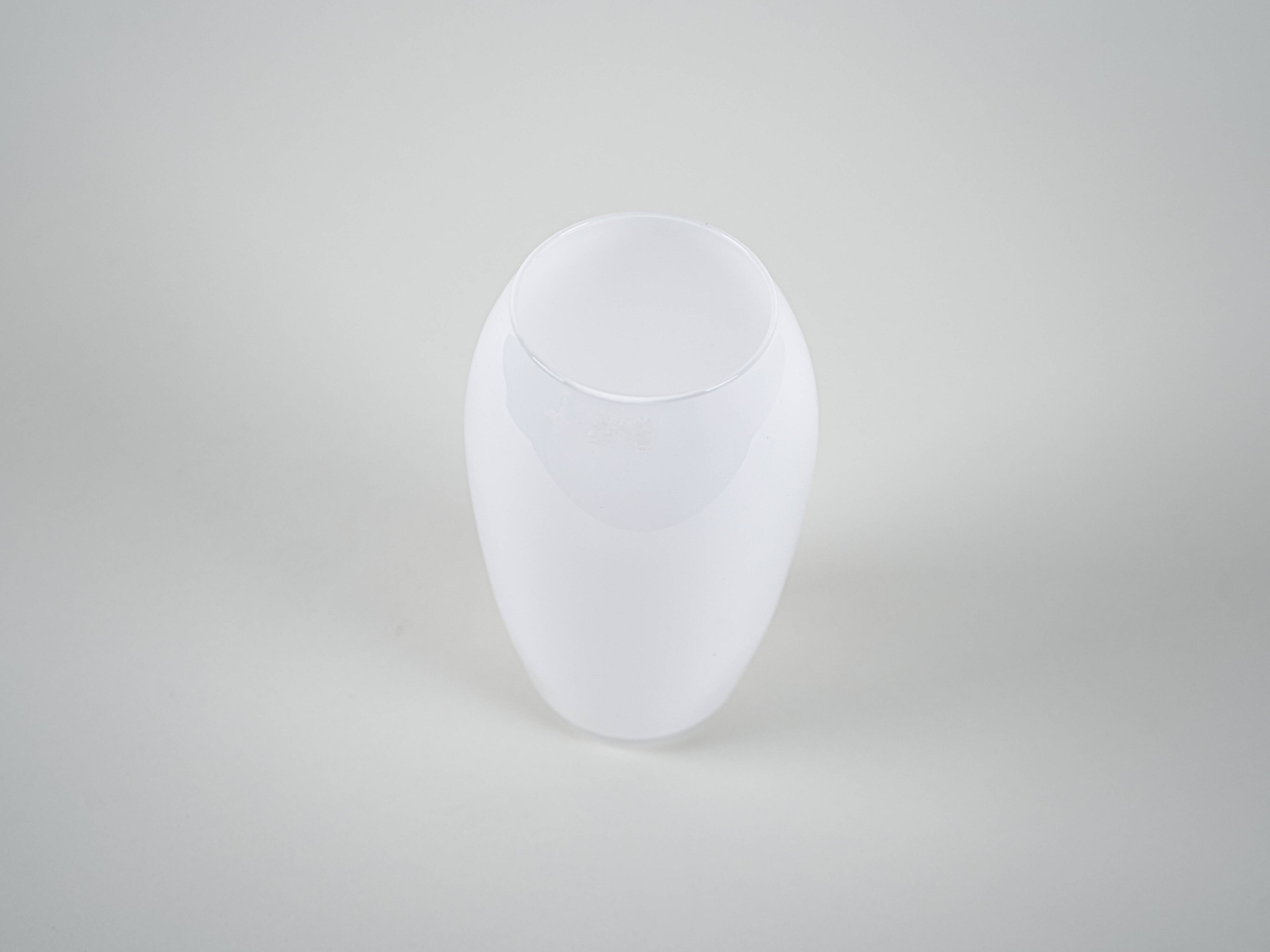 White vase, Danish design, 1970s, made in Denmark
