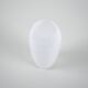 White vase, Danish design, 1970s, made in Denmark