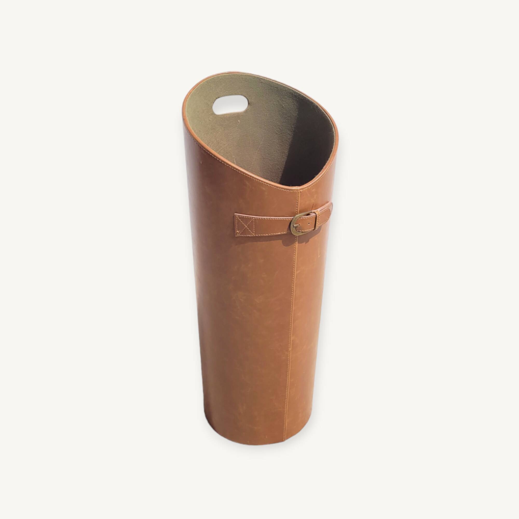 Leather umbrella holder