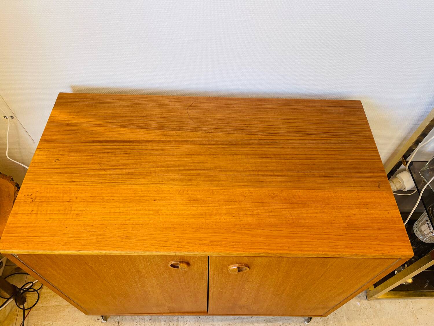 Vintage Scandinavian teak sideboard – 1960