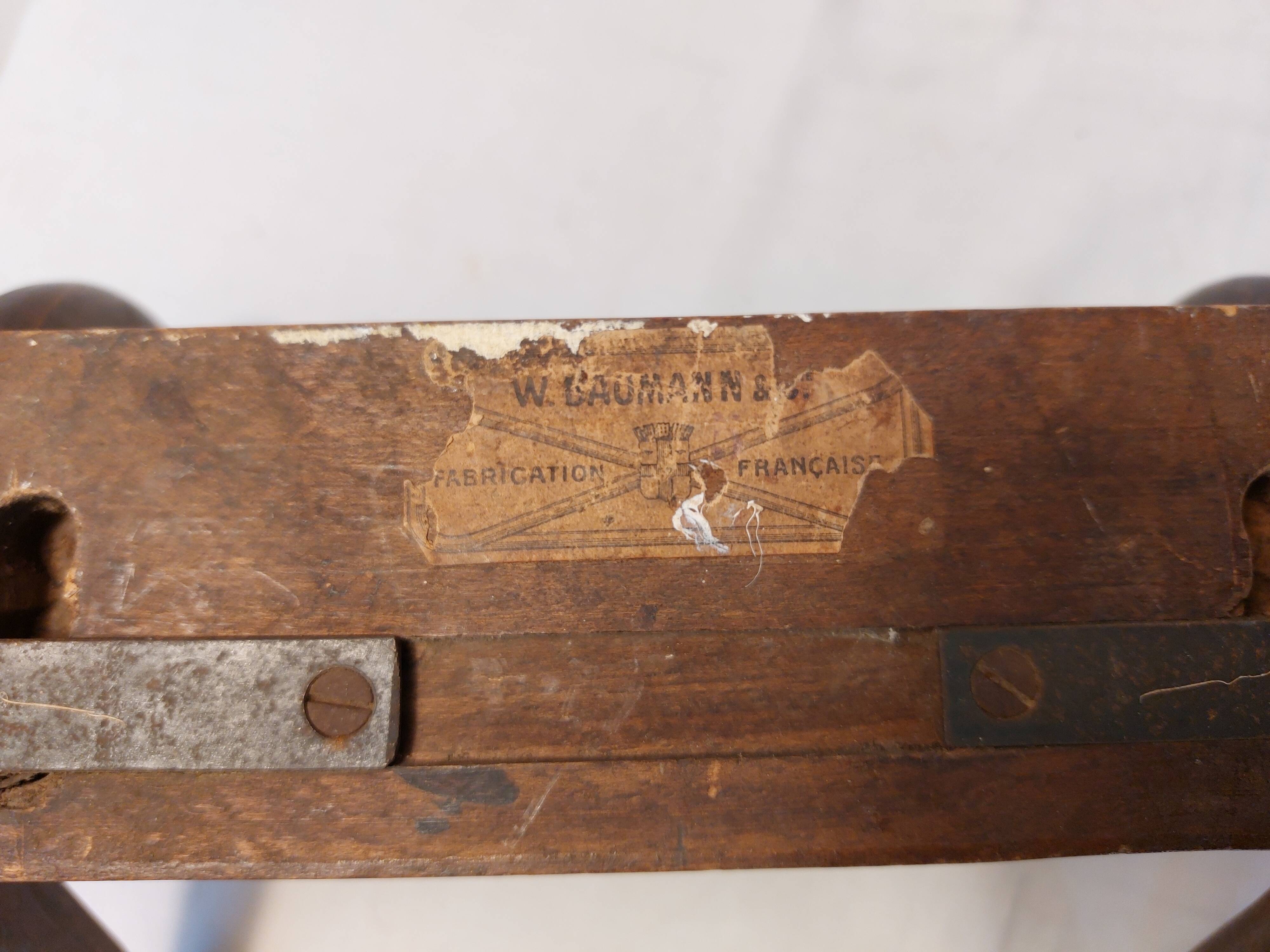 Baumann wall coat rack in curved wood - Hat rack - 1920s