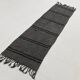 2x8 Green & Black One-of-a-Kind Vintage Kilim Runner, 67x247 Cm