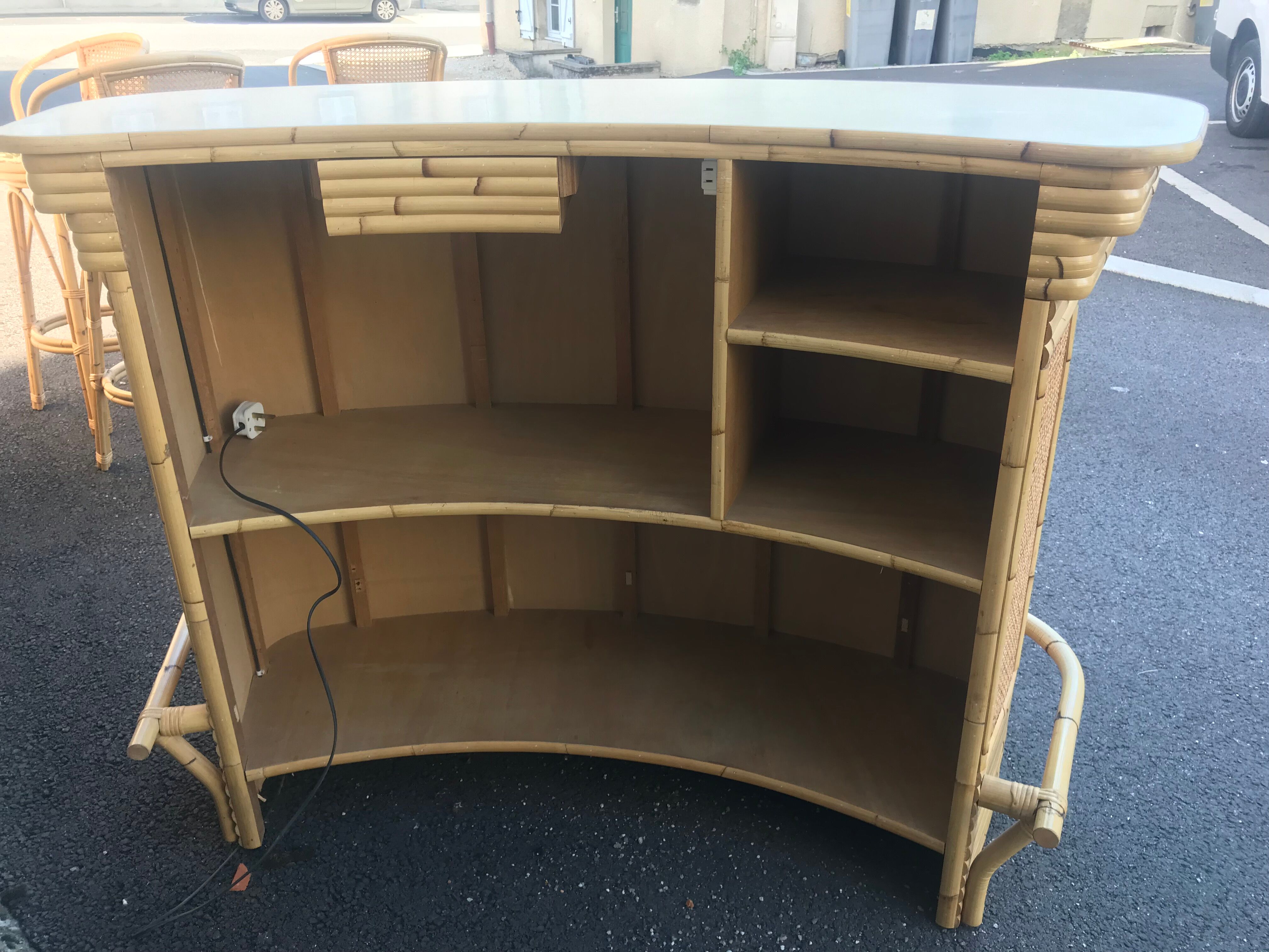 Bamboo bar and cannage