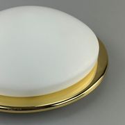 60s 70s Hustadt Leuchten Plafoniere ceiling lamp glass space age design
