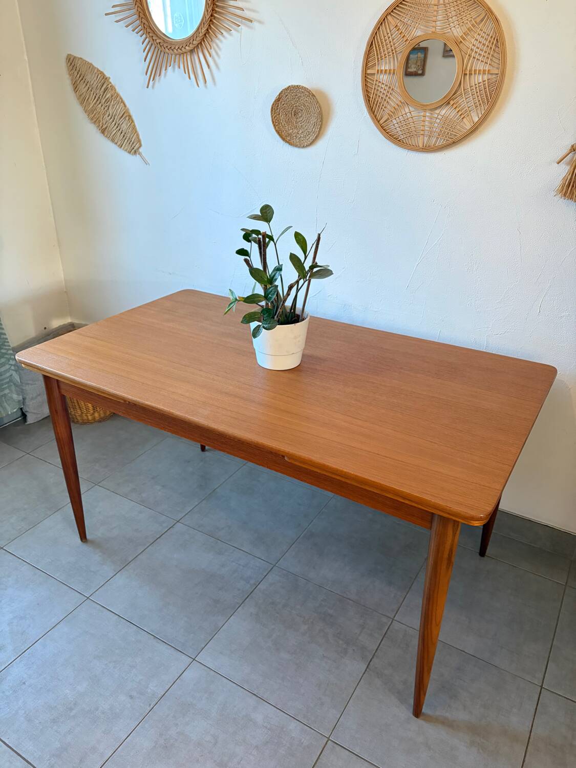 Danish table from the 1960s (very large when extended)