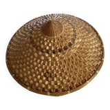 Chapeau Asiatique dimensions : hauteur -16 cm- diamètre -42 cm-
