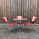 Ensemble 3 chaises et table vintage