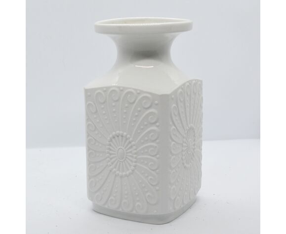 Kerafina Royal Porzellan Bavaria KPM white vase, Germany, 1970s | Selency