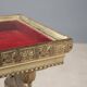 Antique coffee table in carved wood and glass, Italy, 20th century
