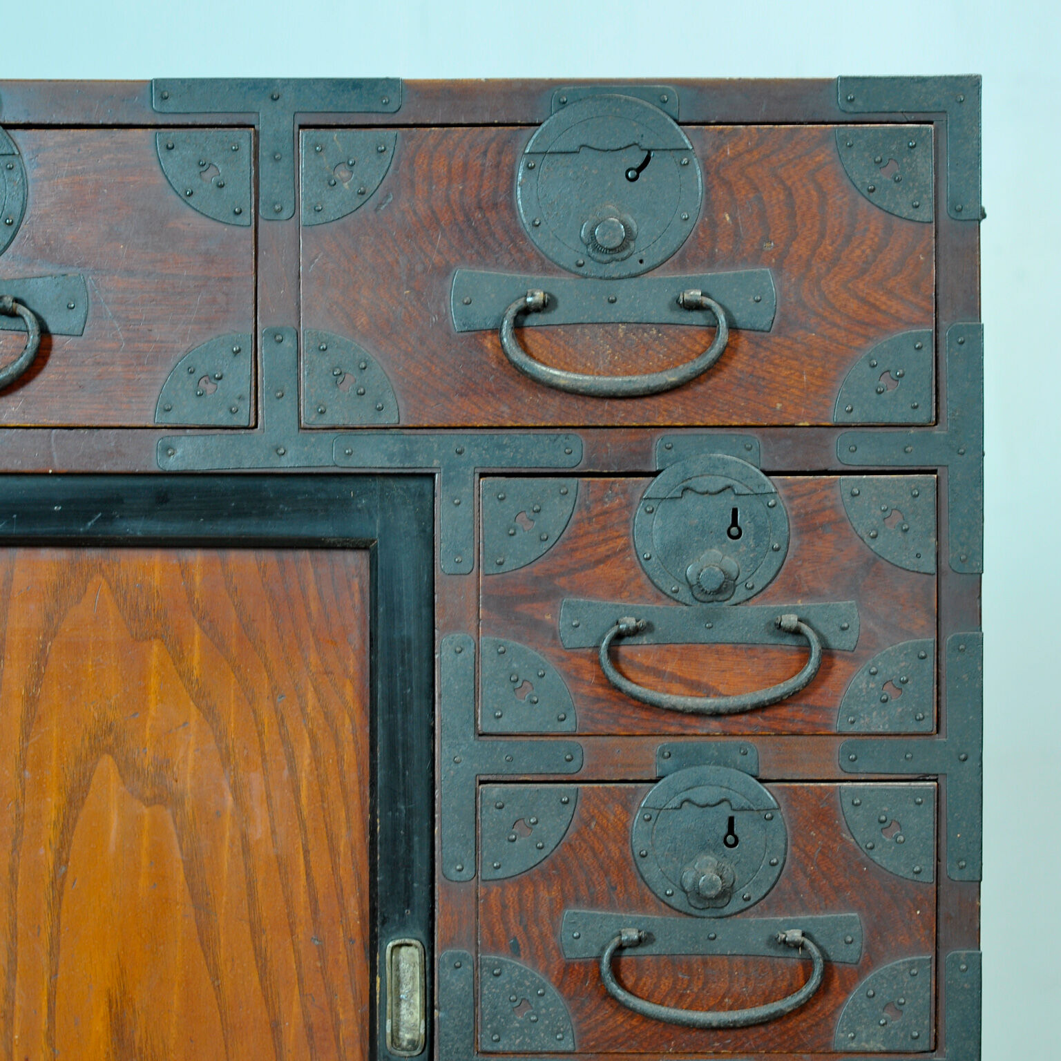 Commode japonaise Tansu, vers 1890