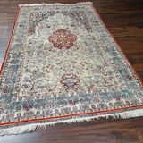 Antique Beijing rug, 1930 – silk on silk – 126x184 cm – exceptional piece