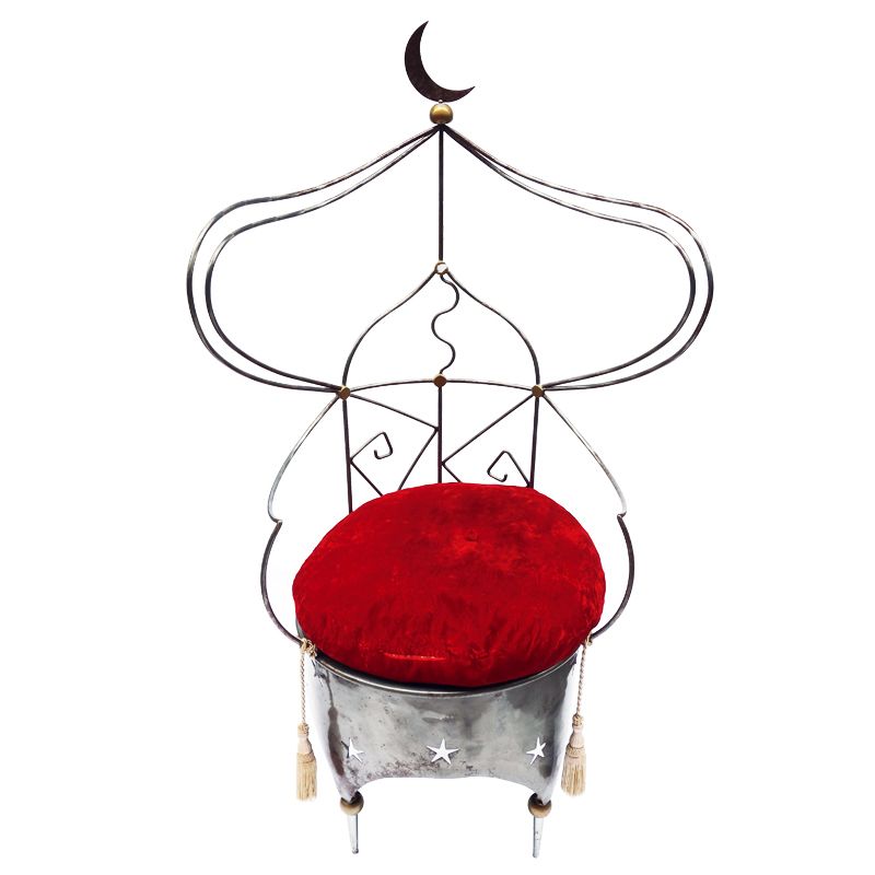 Armchair throne called Roxanne Princess of the Djinns by Sylvie Corrette