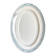 St Amand oval dish in blue ironstone