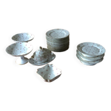 19th Limoges porcelain service