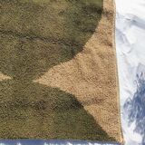 Tapis olive marocaine en laine 150cmx250cm