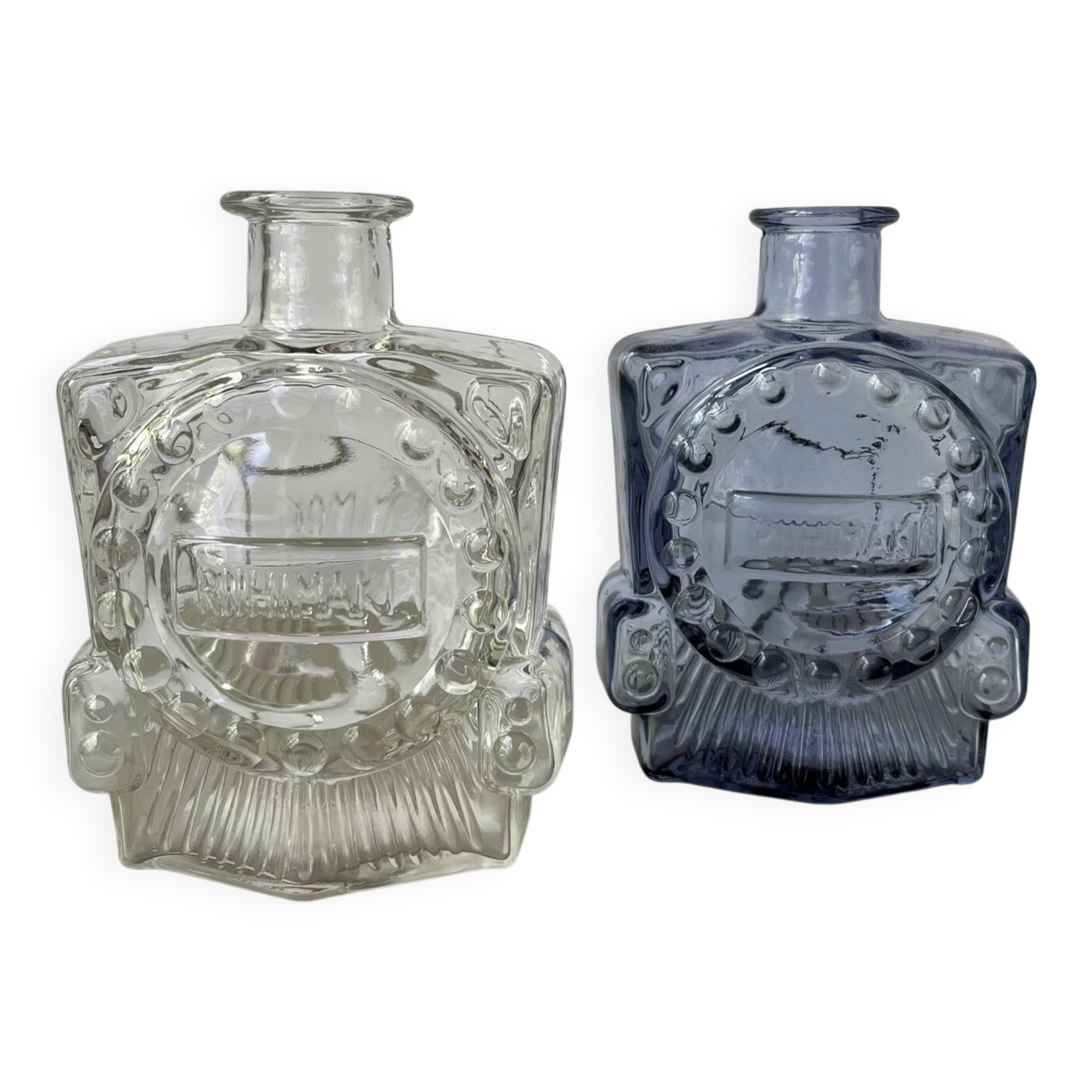 2 vases, Erkkitapio Siiroinen x Riihimäki, Finland, 1970s