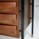Bureau en bois léger, France, circa 1950