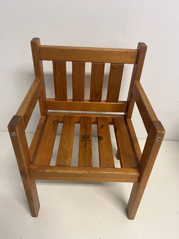 Banc et chaise enfant