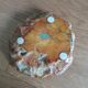 Alabaster ashtray caramel from Italy