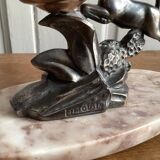 Antique bedside lamp night light by Jacques Limousin