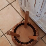 Tony Paul rattan stool