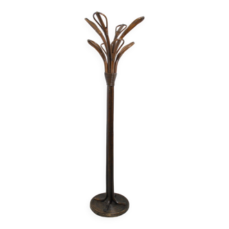 Rattan coat rack 1970