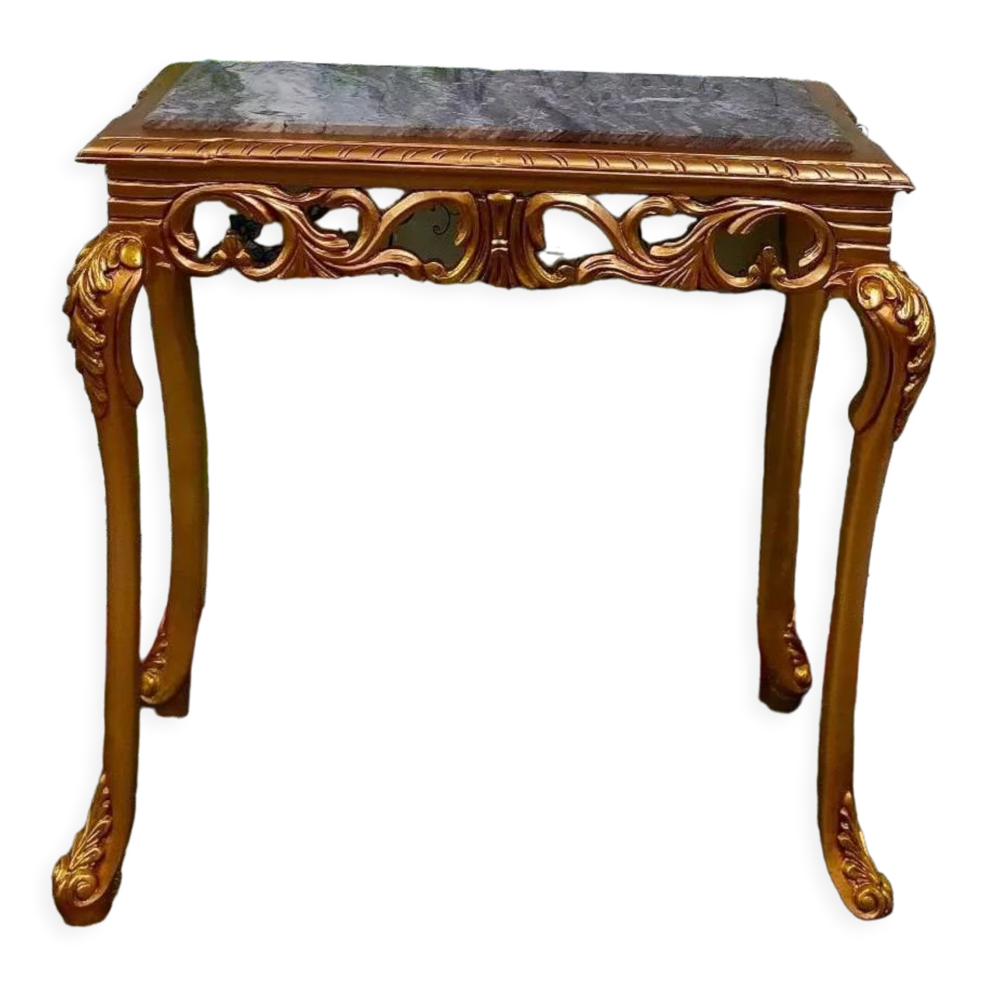 A console with mirror Louis XV style