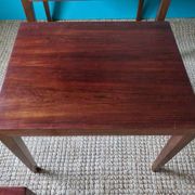 Three rosewood side tables by Séverin Hansen. Denmark 1965