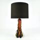 Murano uranium glass table lamp, 1950s