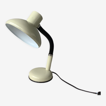 Lampe space age métal beige