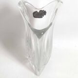 Lux Glass Crystal Vase 50s Height 27.5 cm