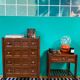 Vintage chest of drawers and bedside table set