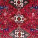 Large Persian carpet XL from Shiraz with Persepolis patterns, hand-knotted in naturally dyed wool.