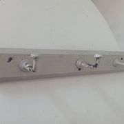 Vintage wall coat rack from the 1930s/1940s.