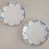 2 Art Nouveau saucers