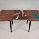 Vintage Beech Table, 1970s