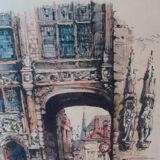 Engraving of Brugge / Jon Korthals