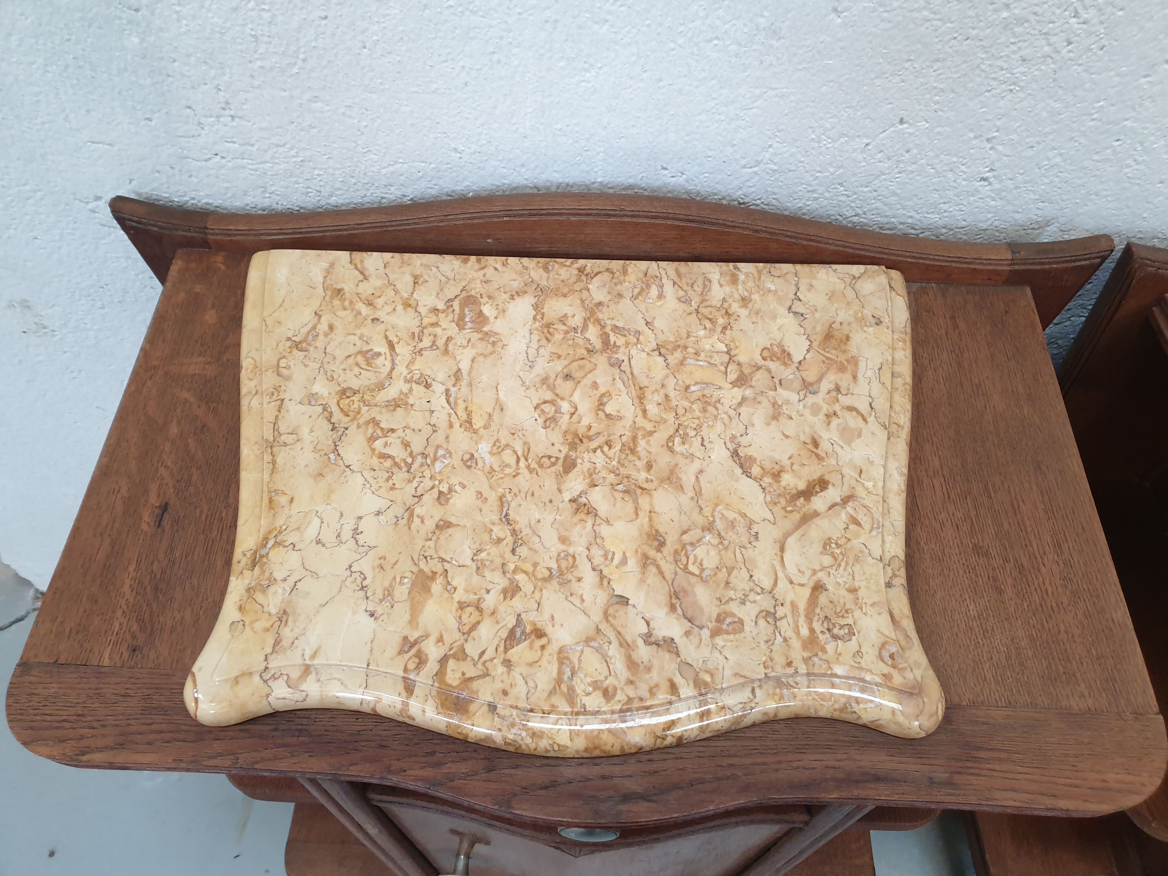 Pair of vintage bedside tables 40s