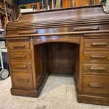 American oak desk